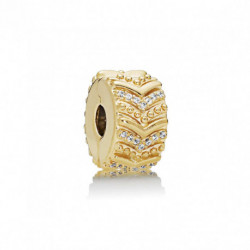 Pandora — Charm Clip Wishbone Shine Oxydes de Zirconium