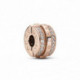 Charm Clip Lignes Pave & Logo Scintillant Rose PANDORA MOMENTS