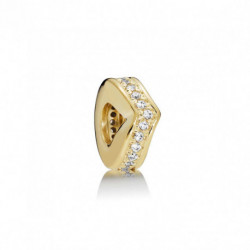 Pandora — Charm Entretoise Wishbone Shine Oxydes de Zirconium
