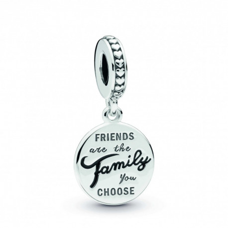 Charm Pendant Famille de Coeur PANDORA MOMENTS Charm Pendant Famille de Coeur PANDORA MOMENTS