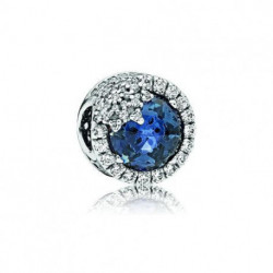 Pandora — Charm Flocon de Neige Argent Massif Pierre Bleue