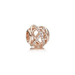 Pandora — Charm Scintillant & Lignes Polies
