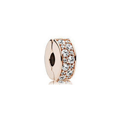 Charm Clip Elegance Brillante Rose PANDORA MOMENTS