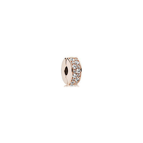 Charm Clip Elegance Brillante Rose PANDORA MOMENTS Charm Clip Elegance Brillante Rose PANDORA MOMENTS