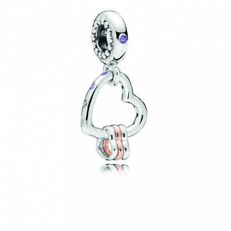 Charm Pendant Union de Coeurs PANDORA MOMENTS Charm Pendant Union de Coeurs PANDORA MOMENTS