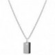 Collier Homme Acier et Plaque JOURDAN