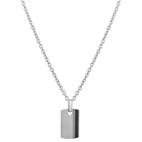 Collier Homme Acier et Plaque JOURDAN