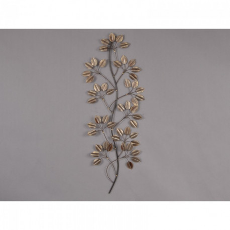 Décoration murale feuilles en métal mordoré.94cm SOFIA Décoration murale feuilles en métal mordoré.94cm SOFIA