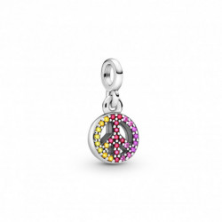 Pandora — Charm Pendant Symbole Paix Argent Oxydes de Zirconium
