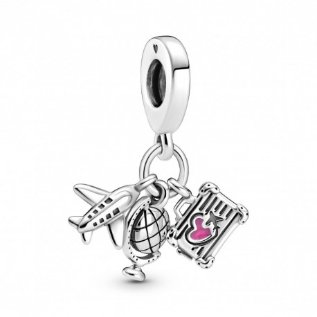 Charm Pendant Avion, Globe & Valise PANDORA MOMENTS Charm Pendant Avion, Globe & Valise PANDORA MOMENTS