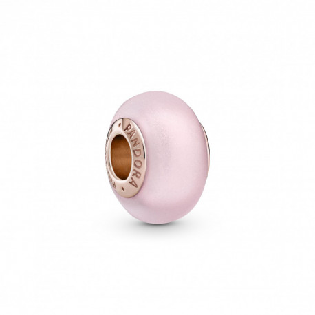 Charm Verre de Murano Rose Mat PANDORA MOMENTS Charm Verre de Murano Rose Mat PANDORA MOMENTS