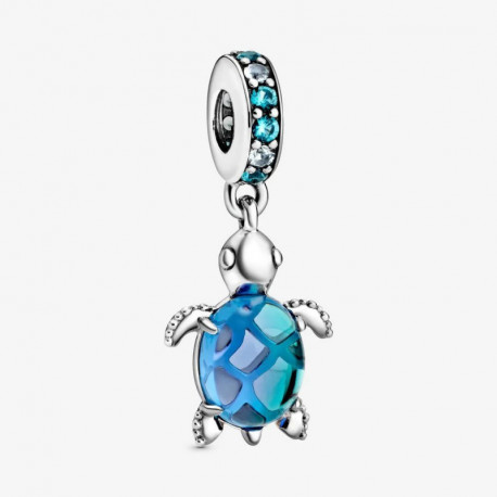 Charm Pendant Tortue de Mer en Verre de Murano PANDORA MOMENTS Charm Pendant Tortue de Mer en Verre de Murano PANDORA MOMENTS