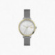 Montre Femme CANNES Lacoste, acier et cadran blanc