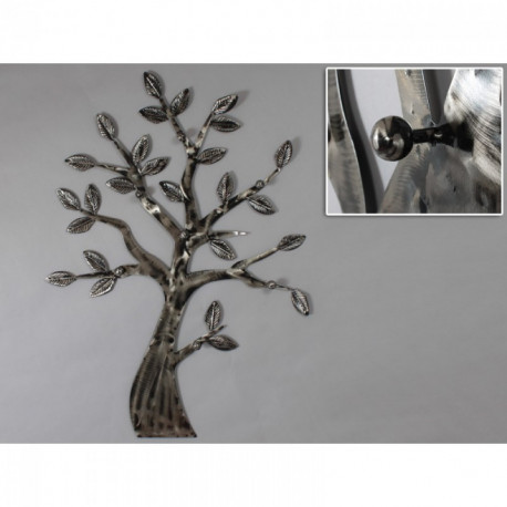 Arbre porte manteaux argent 121 cm FERRANA Arbre porte manteaux argent 121 cm FERRANA