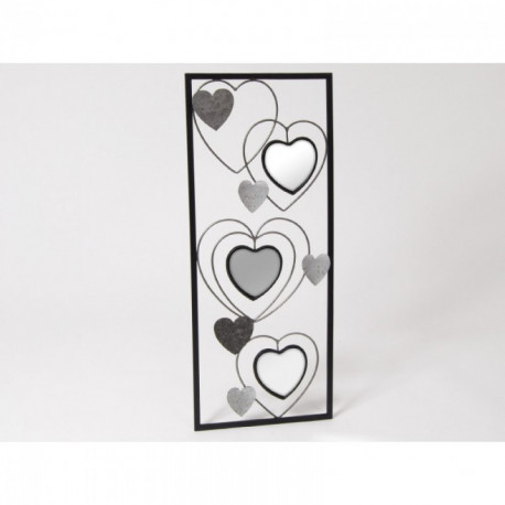 Décoration murale coeurs 61 cm GALERIE Décoration murale coeurs 61 cm GALERIE
