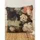 Coussin Velours Imbarro floral