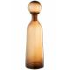 Carafe bouteille en verre marron