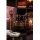 Carafe bouteille en verre marron