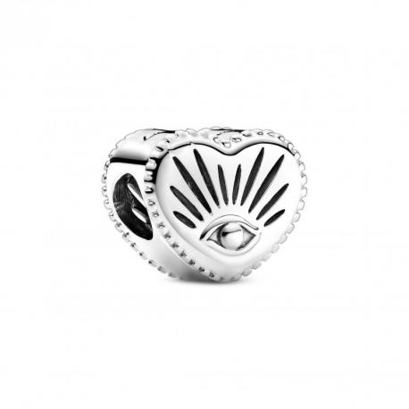 Charm Oeil Qui Voit Tout & Coeur PANDORA MOMENTS