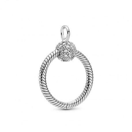 Pendentif Petit O Pave PANDORA MOMENTS Pendentif Petit O Pave PANDORA MOMENTS