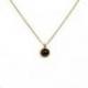 Collier Emma & Chloé Aline Pendentif Onyx