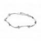 Bracelet Souple Marguerite scintillante Couleur Argent PANDORA