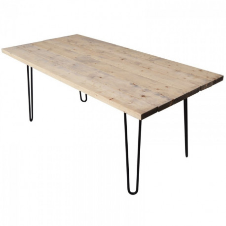 Table en pin 180 x 85 cm FOREST Table en pin 180 x 85 cm FOREST