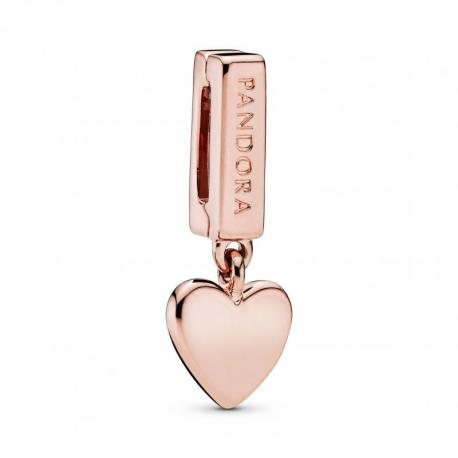 Charm Pendant Barrette et Coeur Rose PANDORA REFLEXION Charm Pendant Barrette et Coeur Rose PANDORA REFLEXION