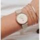 Montre Femme Le Couronnement Dorée et Bracelet Cuir Beige Cluse