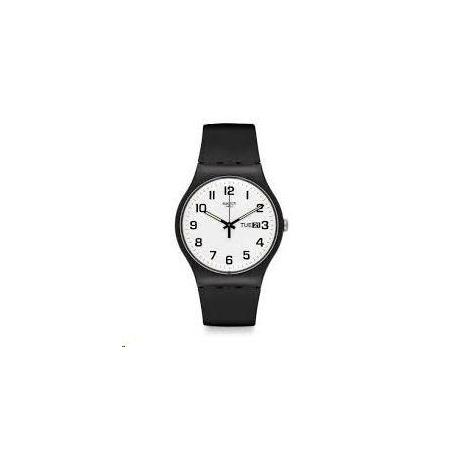 Montre Swatch New Gent Noire Twice Again Montre Swatch New Gent Noire Twice Again