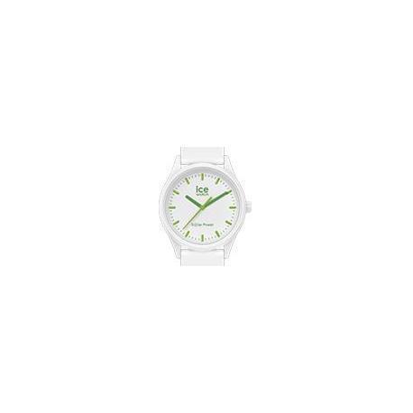 Montre Mixte ICE WATCH, ICE Solaire Blanche et Verte Taille M