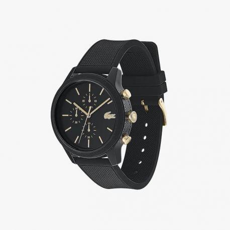 Montre Homme 12.12 LACOSTE, sislicone noir Montre Homme 12.12 LACOSTE, sislicone noir