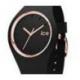 Montre Femme ICE WATCH, ICE Glam Noir et Rose Taille M