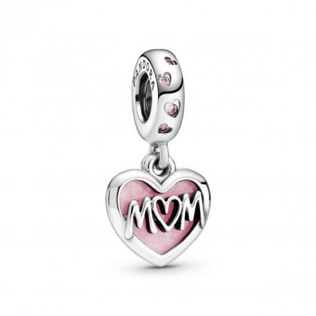 Charm Pendant Coeur Inscription Mum (Maman) PANDORA MOMENTS Charm Pendant Coeur Inscription Mum (Maman) PANDORA MOMENTS