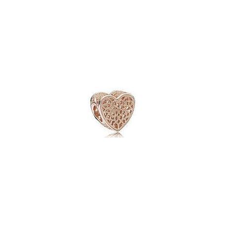 Charm Coeur Filigrane Rose PANDORA MOMENTS