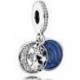 Charm Pendant Lune et Ciel Bleu PANDORA MOMENTS