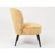 Fauteuil miel Priscille