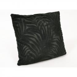 Coussin vert foncé Leoni