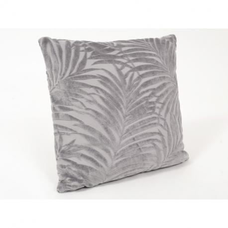 Coussin gris Leoni