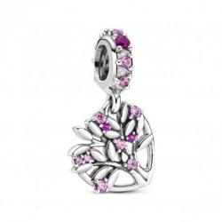 Charm Pendant Arbre de Vie Coeur Rose PANDORA MOMENTS