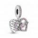 Charm Pendant Cœur & Mum (Maman) PANDORA MOMENTS