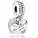 Charm Pendant Coeurs Mere et Fille PANDORA MOMENTS