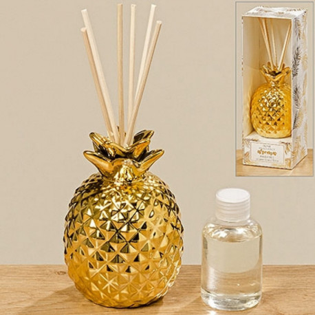 Difffuseur de parfum ananas couleur or Difffuseur de parfum ananas couleur or