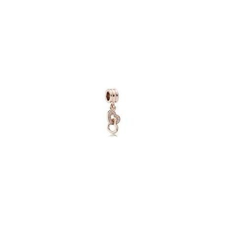 Charm Pendant Coeurs Lies Rose PANDORA MOMENTS