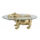 Table basse Hippopotame doré