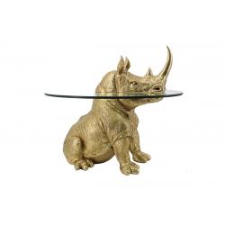Table basse Rhinocéros doré