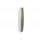 Vase Bicolore blanc et argent stries