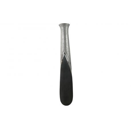Vase Bicolore gris et argent Triangle