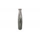 Vase XXL Griffe argent et anthracite