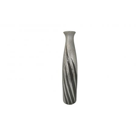 Vase XXL Griffe argent et anthracite Vase XXL Griffe argent et anthracite